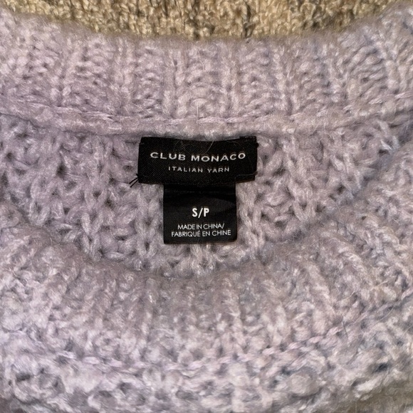 Club Monaco Italian Yarn Chunky Knit Sweater - Picture 3 of 4